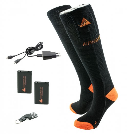 vyhrievané ponožky Alpenheat Fire socks AJ26RC - Kliknutím na obrázok zatvorte -