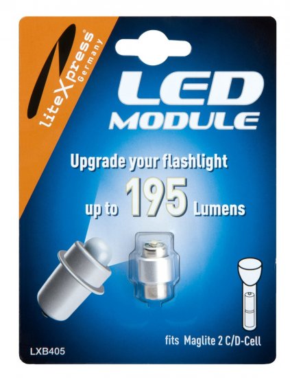 Led modul LiteXpress pre Mag-lite 2 C/D-cell - Kliknutím na obrázok zatvorte -